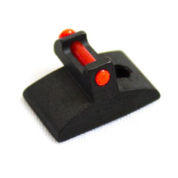 DOVETAIL FRONT SIGHT WITH RED FIBER OPTIC INSERT 3X5.6
